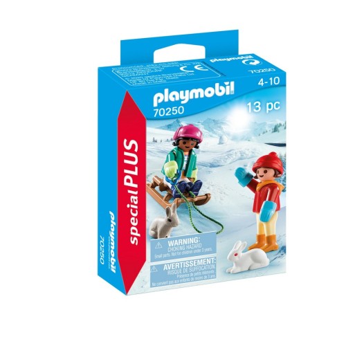 PLAYMOBIL Παιδάκια με έλκηθρο PLAYMOBIL Παιδάκια με έλκηθρο