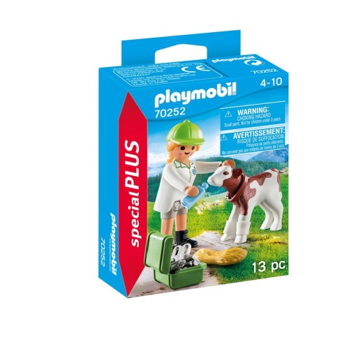PLAYMOBIL Κτηνίατρος με μοσχαράκι PLAYMOBIL Κτηνίατρος με μοσχαράκι