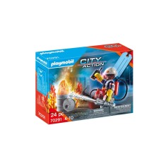 PLAYMOBIL Gift Set "Πυροσβέστης με αντλία νερού"