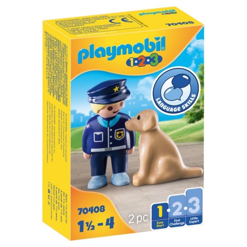 PLAYMOBIL Αστυνομικός με εκπαιδευμένο σκύλο PLAYMOBIL Αστυνομικός με εκπαιδευμένο σκύλο