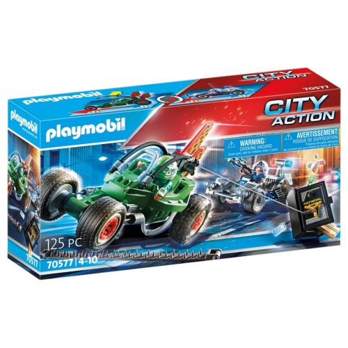 PLAYMOBIL Αστυνομική καταδίωξη Go-Kart PLAYMOBIL Αστυνομική καταδίωξη Go-Kart